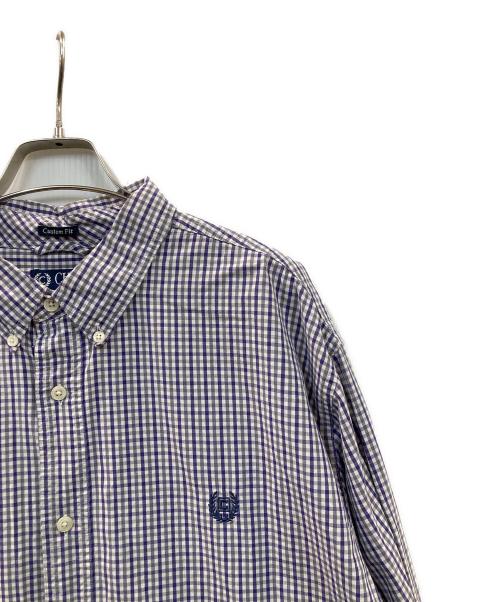 CHAPS（チャップス）CHAPS (チャップス) チェックシャツ パープル サイズ:XXLの古着・服飾アイテム