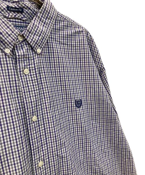 CHAPS（チャップス）CHAPS (チャップス) チェックシャツ パープル サイズ:XXLの古着・服飾アイテム