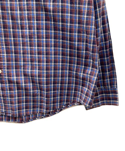 CHAPS（チャップス）CHAPS (チャップス) チェックシャツ ブラウン サイズ:XXLの古着・服飾アイテム