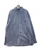 CHAPSチャップス）の古着「チェックシャツ」｜スカイブルー