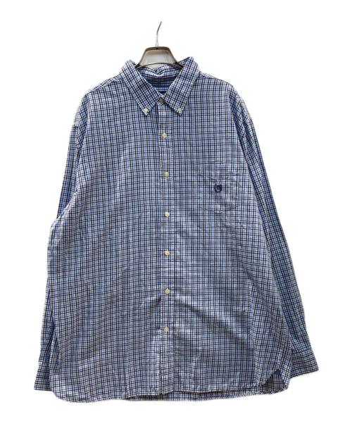 CHAPS（チャップス）CHAPS (チャップス) チェックシャツ スカイブルー サイズ:XXLの古着・服飾アイテム