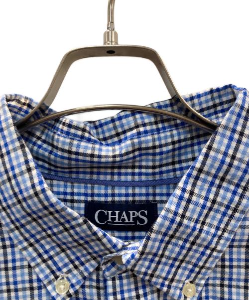 CHAPS（チャップス）CHAPS (チャップス) チェックシャツ スカイブルー サイズ:XXLの古着・服飾アイテム
