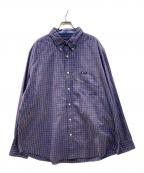 CHAPSチャップス）の古着「チェックシャツ」｜ネイビー