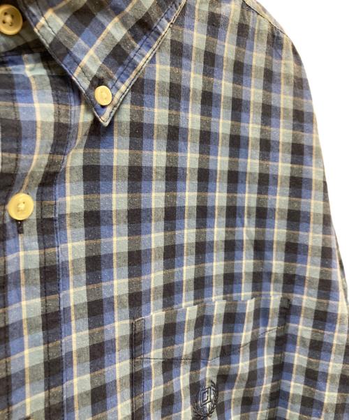 CHAPS（チャップス）CHAPS (チャップス) チェックシャツ ブルー サイズ:XXLの古着・服飾アイテム