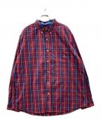 CHAPSチャップス）の古着「チェックシャツ」｜レッド