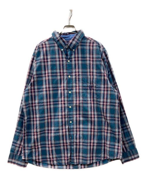 CHAPS（チャップス）CHAPS (チャップス) チェックシャツ グリーン サイズ:XLの古着・服飾アイテム