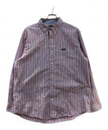 CHAPS（チャップス）の古着「ストライプシャツ」｜オレンジ