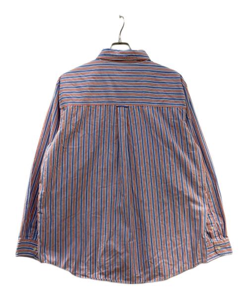 CHAPS（チャップス）CHAPS (チャップス) ストライプシャツ オレンジ サイズ:XLの古着・服飾アイテム