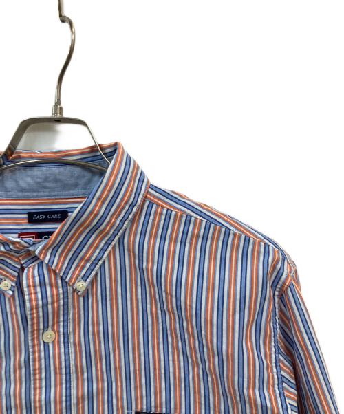 CHAPS（チャップス）CHAPS (チャップス) ストライプシャツ オレンジ サイズ:XLの古着・服飾アイテム