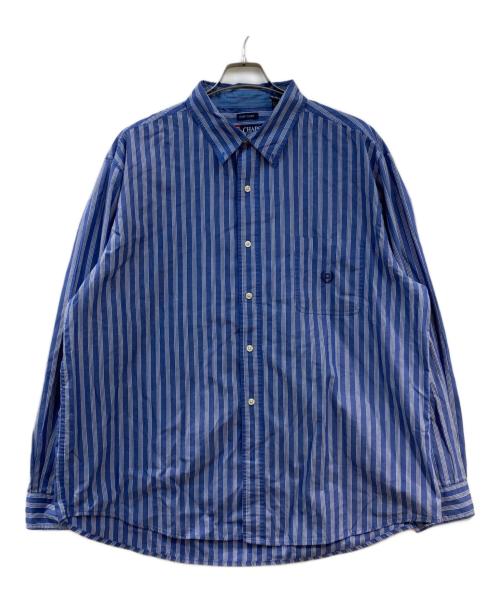 CHAPS（チャップス）CHAPS (チャップス) ストライプシャツ ネイビー サイズ:XXLの古着・服飾アイテム