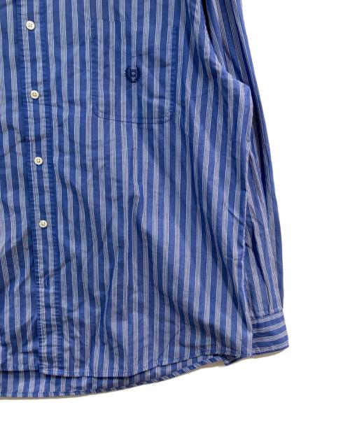 CHAPS（チャップス）CHAPS (チャップス) ストライプシャツ ネイビー サイズ:XXLの古着・服飾アイテム