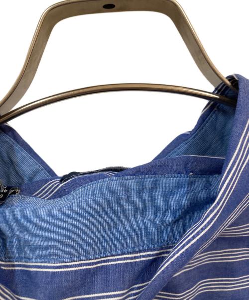 CHAPS（チャップス）CHAPS (チャップス) ストライプシャツ ネイビー サイズ:XXLの古着・服飾アイテム