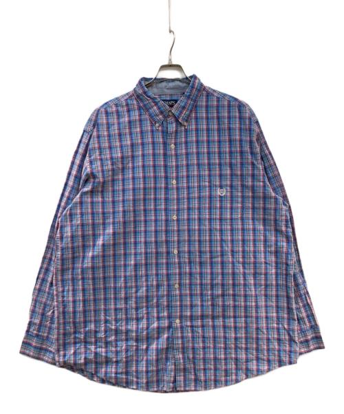 CHAPS（チャップス）CHAPS (チャップス) 長袖シャツ ネイビー サイズ:2XLTの古着・服飾アイテム