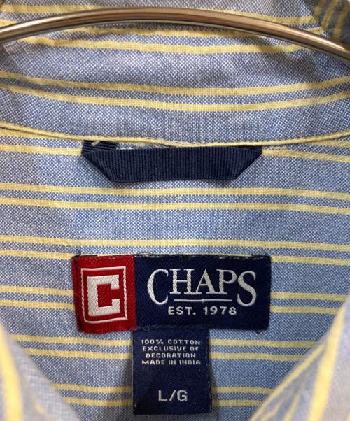 CHAPS（チャップス）CHAPS (チャップス) 長袖シャツ スカイブルー サイズ:Lの古着・服飾アイテム