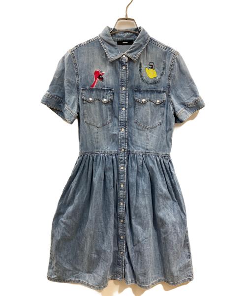 DIESEL（ディーゼル）DIESEL (ディーゼル) デニムワンピース インディゴ サイズ:不明の古着・服飾アイテム