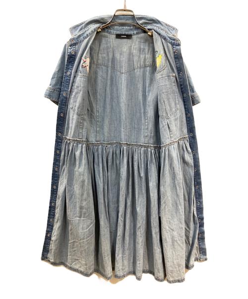 DIESEL（ディーゼル）DIESEL (ディーゼル) デニムワンピース インディゴ サイズ:不明の古着・服飾アイテム