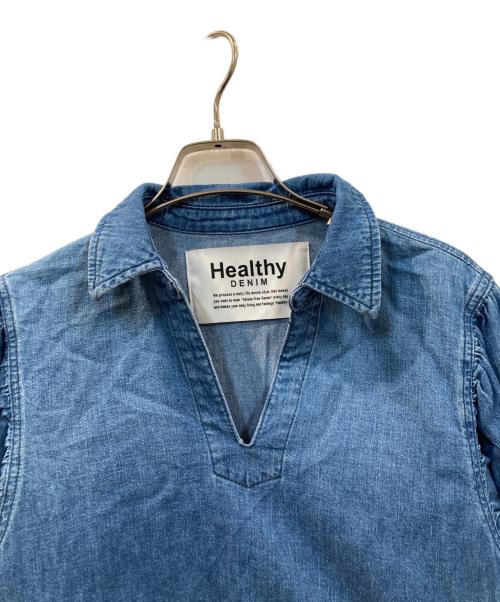 Healthy DENIM（ヘルシーデニム）Healthy denim (ヘルシーデニム) デニムワンピース インディゴの古着・服飾アイテム
