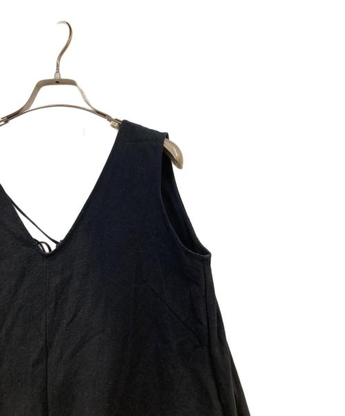 ETRE TOKYO（エトレトウキョウ）ETRE TOKYO (エトレトウキョウ) バックドレープテントオールインワン ブラック サイズ:Sの古着・服飾アイテム