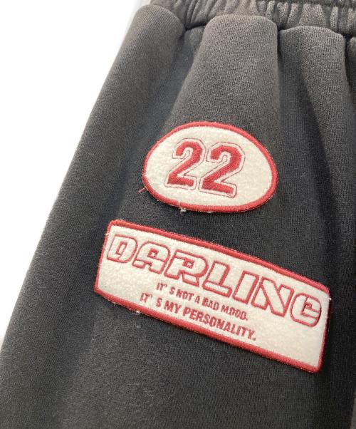 darich（ダーリッチ）Darich (ダーリッチ) ポイントワッペンスウェットパンツ ブラック サイズ:Freeの古着・服飾アイテム