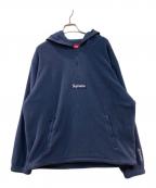 SUPREMEシュプリーム）の古着「polartec face mask half zip hooded sweatshirt」｜ネイビー