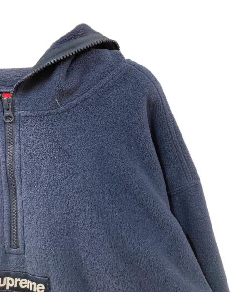 SUPREME（シュプリーム）Supreme (シュプリーム) polartec face mask half zip hooded sweatshirt ネイビー サイズ:Lの古着・服飾アイテム
