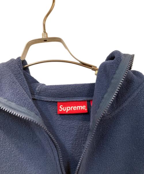 SUPREME（シュプリーム）Supreme (シュプリーム) polartec face mask half zip hooded sweatshirt ネイビー サイズ:Lの古着・服飾アイテム