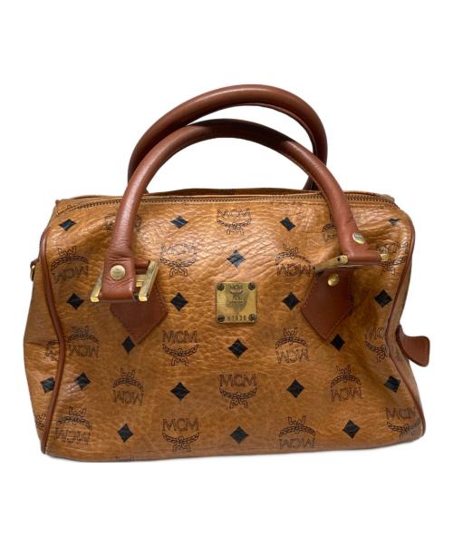 MCM（エムシーエム）MCM (エムシーエム) オールドミニボストンバッグ ブラウンの古着・服飾アイテム