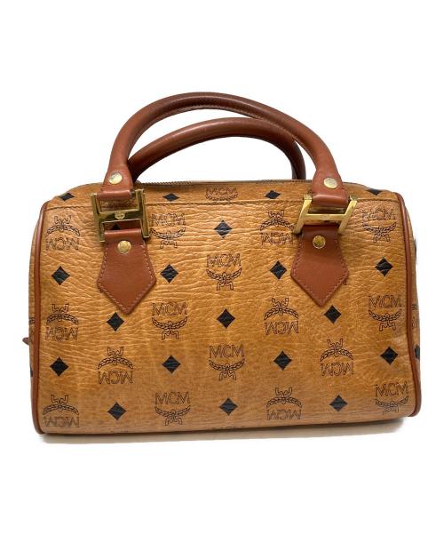MCM（エムシーエム）MCM (エムシーエム) オールドミニボストンバッグ ブラウンの古着・服飾アイテム