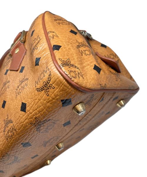 MCM（エムシーエム）MCM (エムシーエム) オールドミニボストンバッグ ブラウンの古着・服飾アイテム