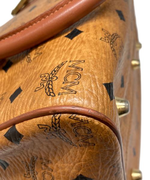 MCM（エムシーエム）MCM (エムシーエム) オールドミニボストンバッグ ブラウンの古着・服飾アイテム