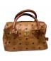 MCM（エムシーエム）の古着「オールドミニボストンバッグ」｜ブラウン