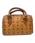 MCM (エムシーエム) オールドミニボストンバッグ ブラウン：10000円