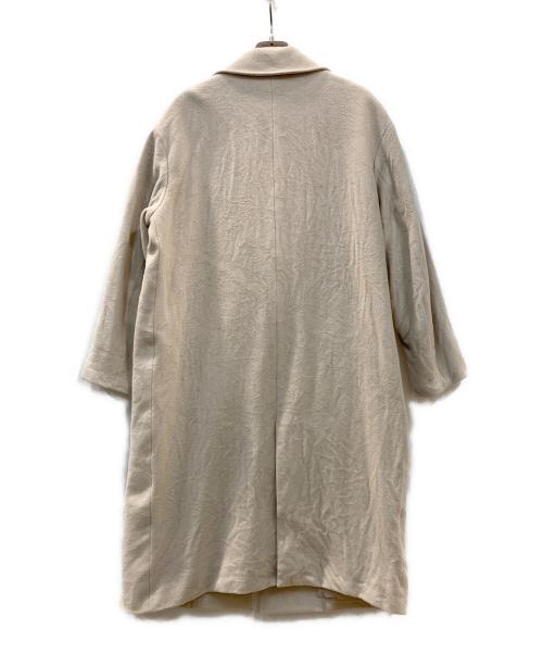 23区（ニジュウサンク）23区 (ニジュウサンク) アンゴラミックスウールコート ベージュ サイズ:40の古着・服飾アイテム