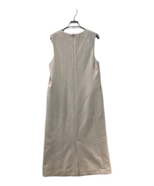 ROPE（ロペ）ROPE (ロペ) ダブルクロスジレ風ジャンパースカート ベージュ サイズ:36の古着・服飾アイテム