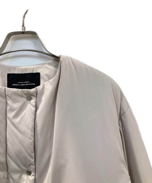 UNITED ARROWS（ユナイテッドアローズ）UNITED ARROWS (ユナイテッドアローズ) ダウンコート ベージュ サイズ:36の古着・服飾アイテム