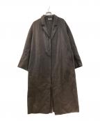EVERYDAY I LIKE.エヴリデイ アイ ライク）の古着「オーバーサイズリバーコート」｜ブラウン