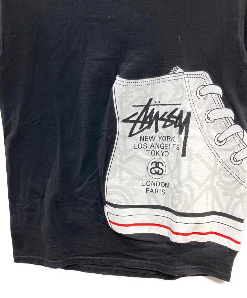 stussy（ステューシー）stussy (ステューシー) Tシャツ ブラック サイズ:Sの古着・服飾アイテム