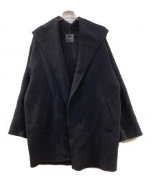 Spick and Span（スピック＆スパン）の古着「ダブルモッサリバーフーディーコート」｜ネイビー