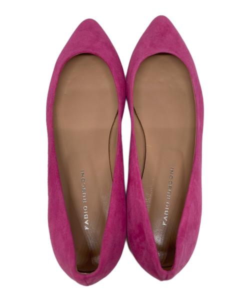 FABIO RUSCONI（ファビオルスコーニ）FABIO RUSCONI (ファビオルスコーニ) ポインテッドトゥパンプス ピンク サイズ:37の古着・服飾アイテム