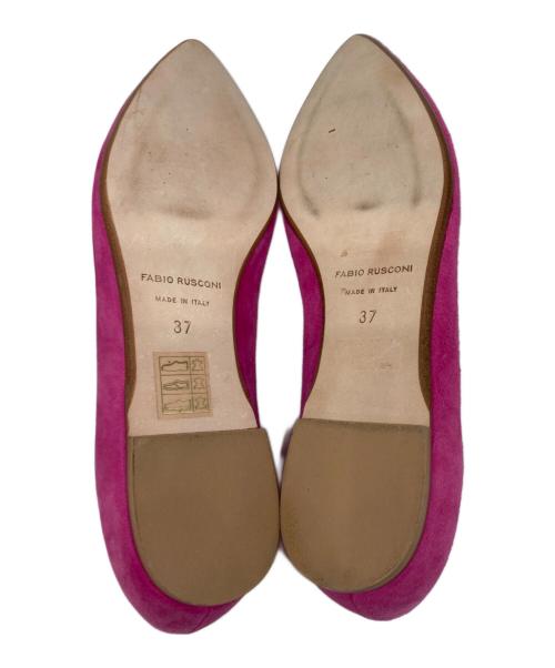 FABIO RUSCONI（ファビオルスコーニ）FABIO RUSCONI (ファビオルスコーニ) ポインテッドトゥパンプス ピンク サイズ:37の古着・服飾アイテム