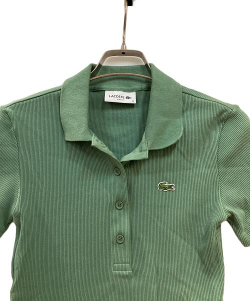 LACOSTE（ラコステ）LACOSTE (ラコステ) ポロシャツ グリーン サイズ:34 未使用品の古着・服飾アイテム