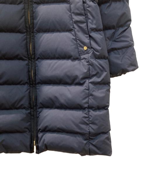 green label relaxing（グリーンレーベルリラクシング）green label relaxing (グリーンレーベルリラクシング) GREENDOWN ハッスイ FURコート ネイビー サイズ:38の古着・服飾アイテム