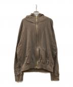 DEUXIEME CLASSEドゥーズィエム クラス）の古着「ジップパーカー」｜ベージュ