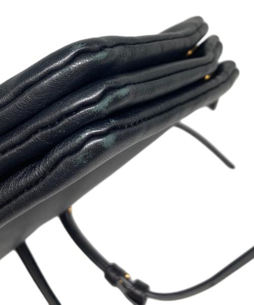 CELINE（セリーヌ）CELINE (セリーヌ) TRIO LARGE トリオ ラージ ショルダーバッグ ブラックの古着・服飾アイテム