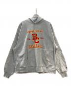 Champion REVERSE WEAVEチャンピオン リバース ウィーブ）の古着「00's プレミアムリバースウィーブ ロゴパーカー」｜グレー