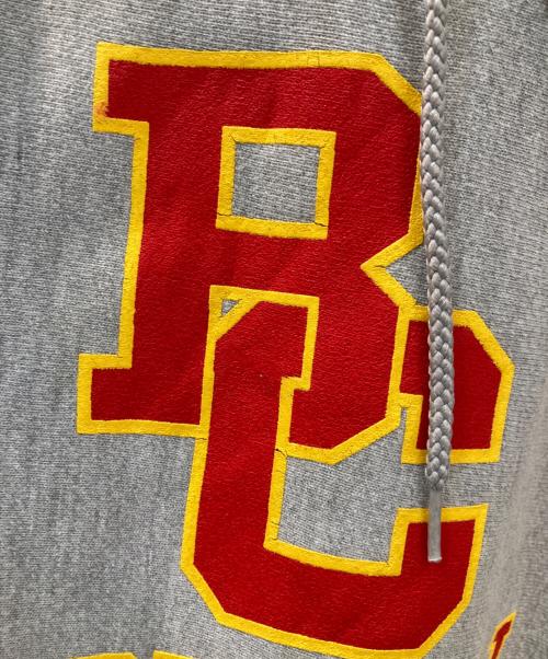 Champion REVERSE WEAVE（チャンピオン リバース ウィーブ）Champion REVERSE WEAVE (チャンピオン リバース ウィーブ) 00's プレミアムリバースウィーブ ロゴパーカー グレー サイズ:ーの古着・服飾アイテム