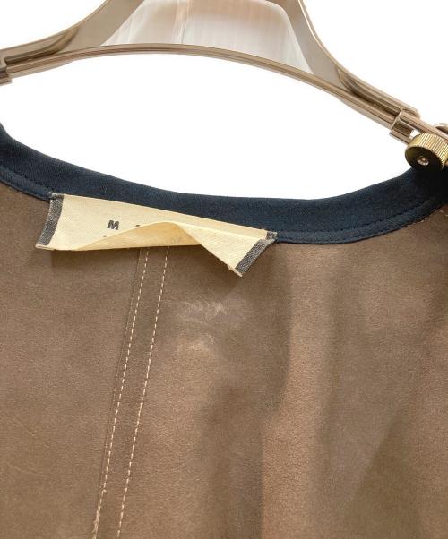 MARNI（マルニ）MARNI (マルニ) パイピングスウェードジャケット ブラウン サイズ:38の古着・服飾アイテム