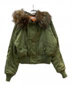 AZUL by moussyアズールバイマウジー）の古着「ジャケット」｜カーキ