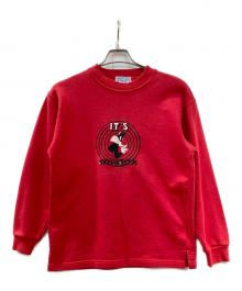 WARNER BROS（ワーナーブラザース）の古着「90's 刺繍スウェット」｜レッド