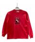 warner bros（ワーナーブラザース）の古着「90's 刺繍スウェット」｜レッド